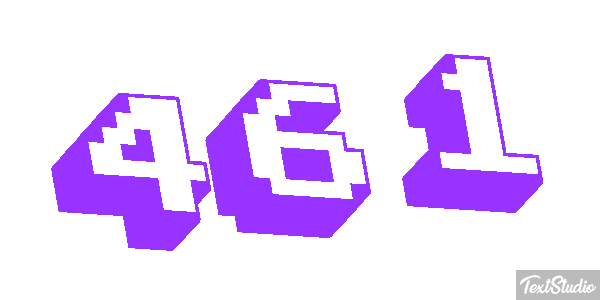 461 Tekst effect