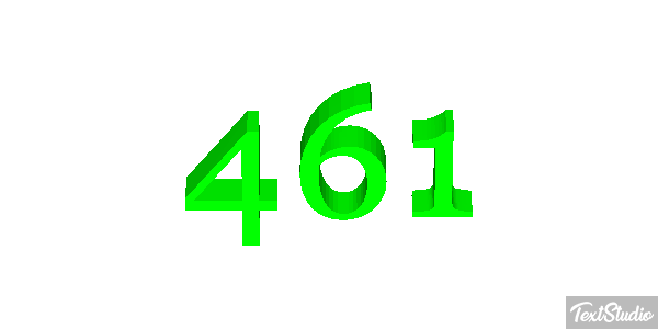 461 Tekst effect