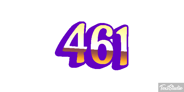 461 Tekst effect