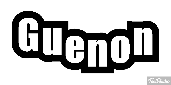 Guenon Effet de texte
