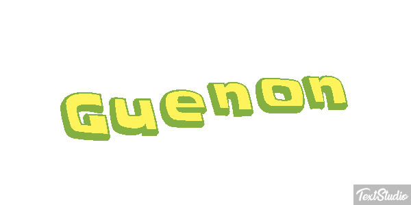 Guenon Effet de texte