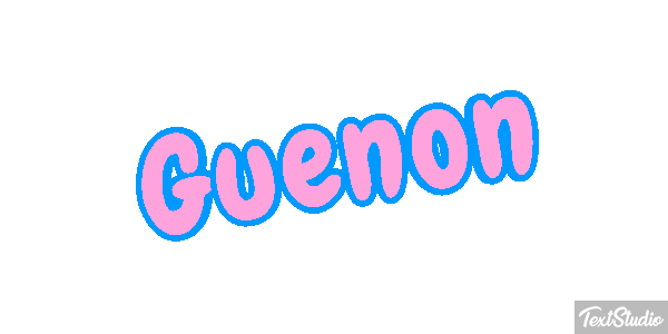 Guenon Effet de texte