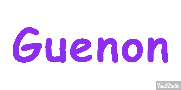 Guenon Effet de texte