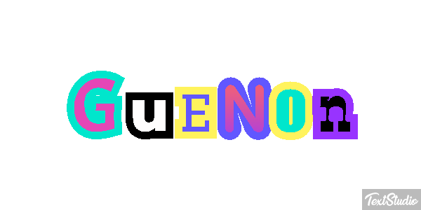 Guenon Effet de texte