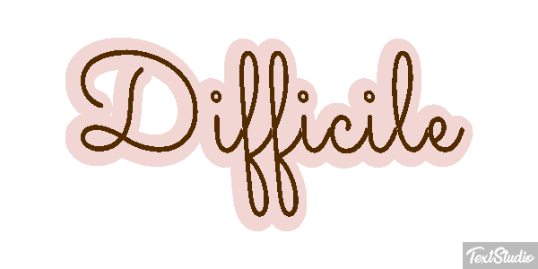Difficile Effetto testo