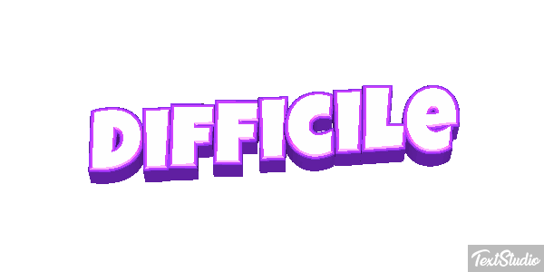 Difficile Effetto testo