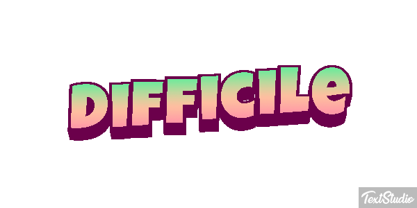 Difficile Effetto testo