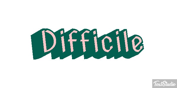 Difficile Effetto testo