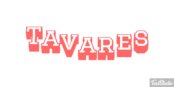 Tavares Text effect