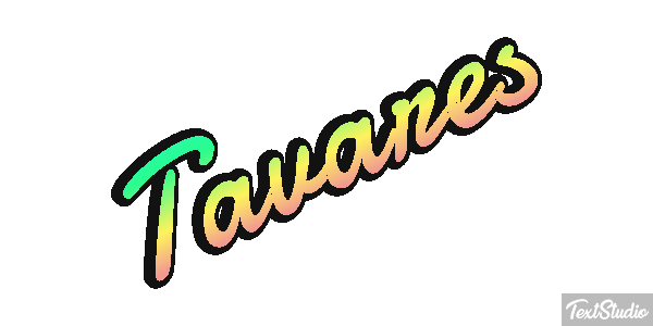 Tavares Text effect