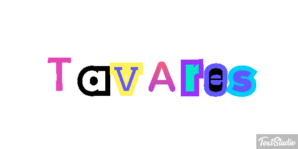 Tavares Text effect