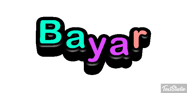 Bayar Text effect