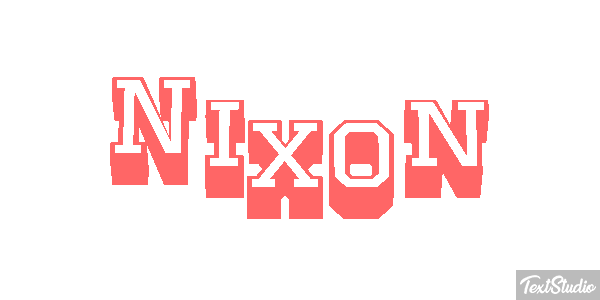 Nixon Efekt tekstowy