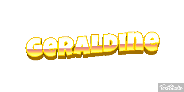 Géraldine Текстовый эффект