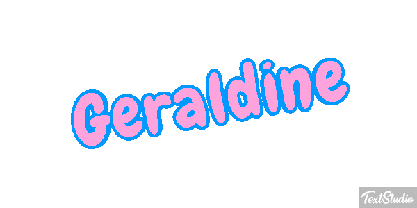 Géraldine Текстовый эффект