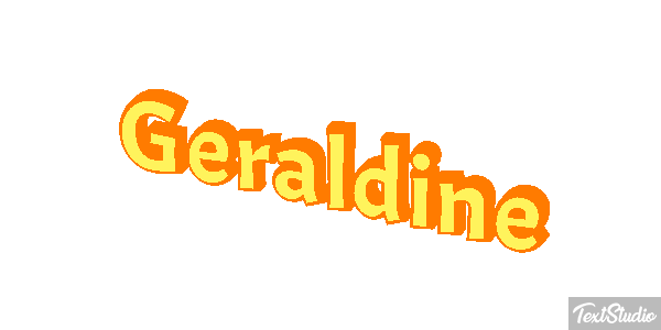 Géraldine Текстовый эффект