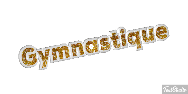 Gymnastique Text effect