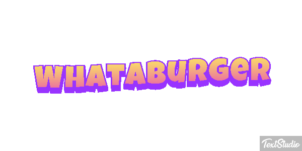 Whataburger Text effect