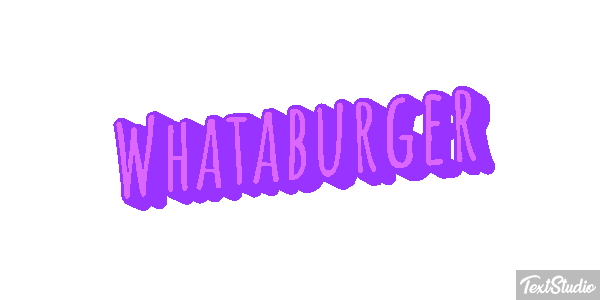 Whataburger Text effect