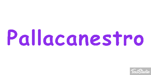 Pallacanestro Effetto testo