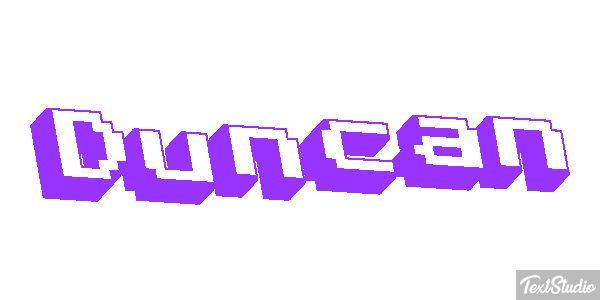 Duncan Efecto de texto