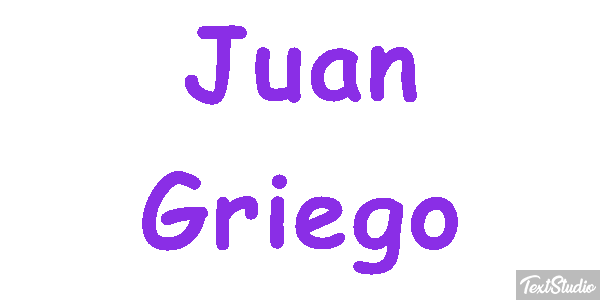 Juan Griego Efekt tekstowy