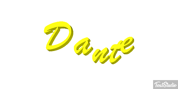 Dante Effet de texte