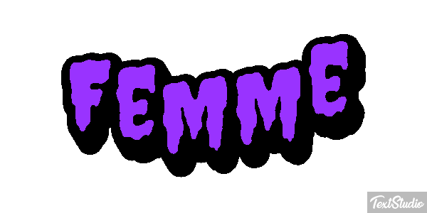 Femme Effet de texte