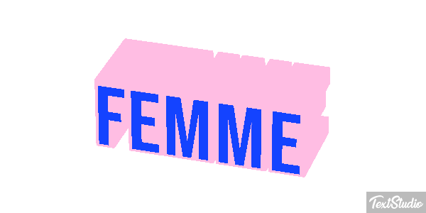 Femme Effet de texte