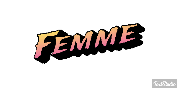 Femme Effet de texte