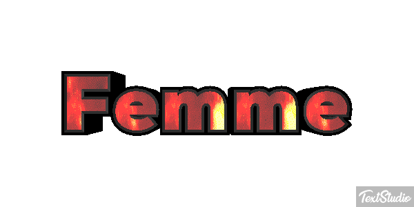 Femme Effet de texte