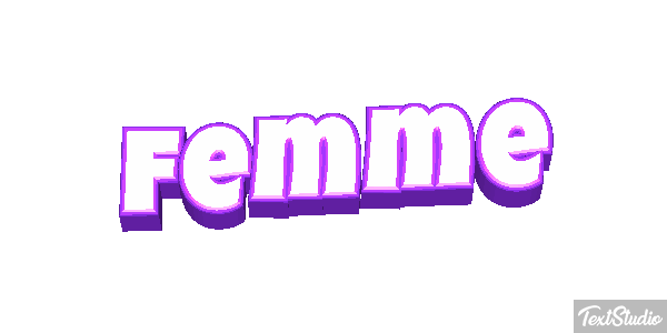 Femme Effet de texte