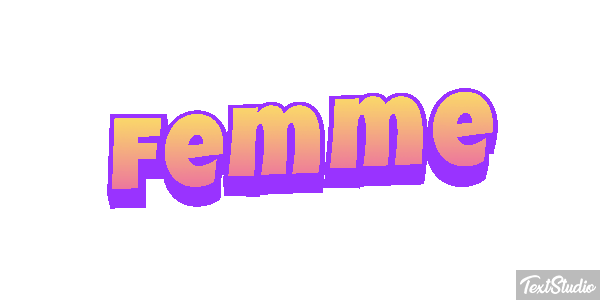 Femme Effet de texte