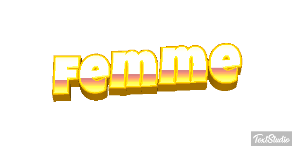 Femme Effet de texte