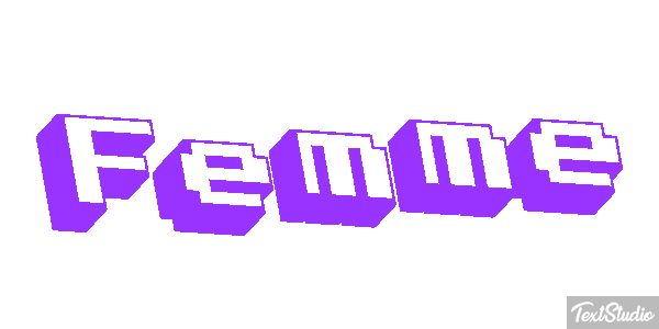 Femme Effet de texte