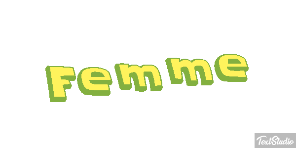 Femme Effet de texte