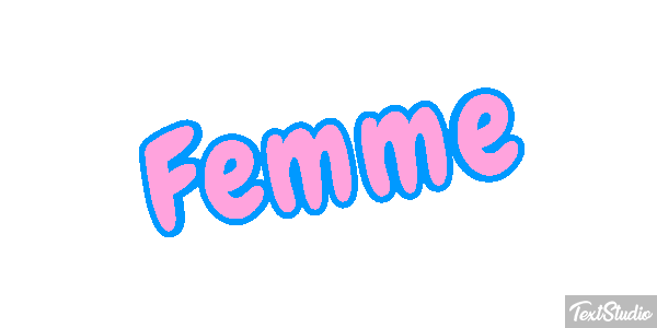 Femme Effet de texte