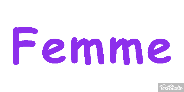 Femme Effet de texte