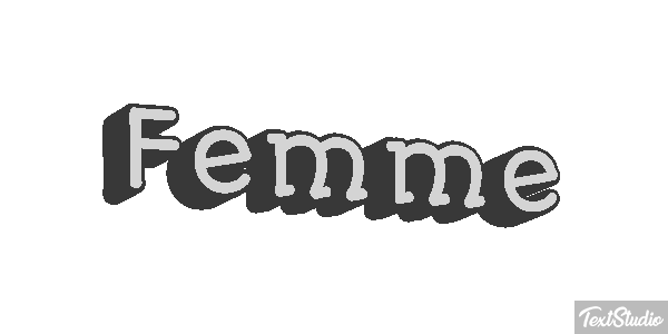 Femme Effet de texte