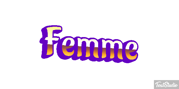 Femme Effet de texte