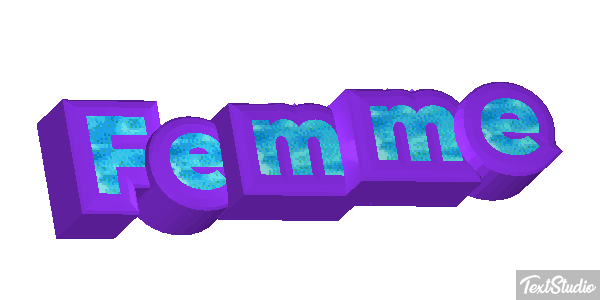 Femme Effet de texte