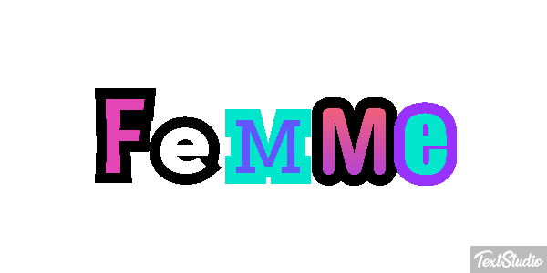 Femme Effet de texte