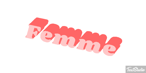 Femme Effet de texte