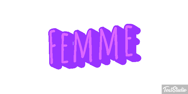 Femme Effet de texte