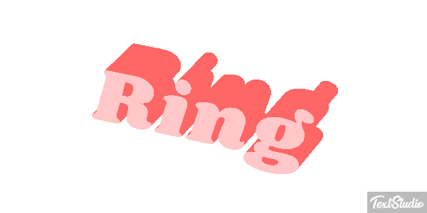 Ring Texteffekt