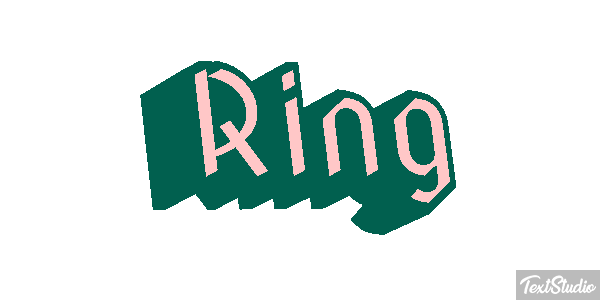 Ring Texteffekt