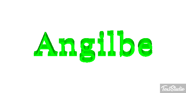 Angilbe Tekst effect