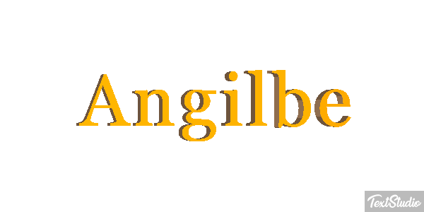 Angilbe Tekst effect