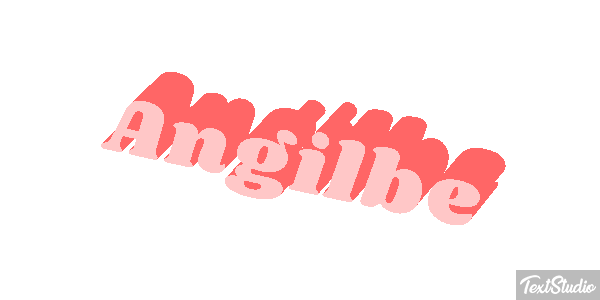 Angilbe Tekst effect