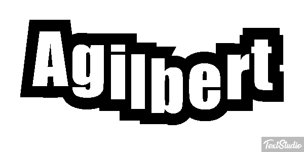 Agilbert Texteffekt